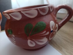 Retro vegyes kerámia 5db közte sárospataki kerámia falitányér