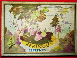 Régi 1969 SZERENCS KERINGŐ bonbonos papír donoz a képek szerint