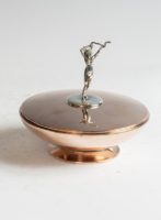 Ezüst / réz art deco bonbonier