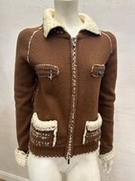 ERMANNO SCERVINO luxus gyapjú kardigán / dzseki – S
