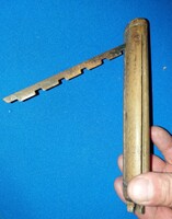 Antik népi kézi készítésű szerszám munkaeszköz halászbicska ritka darab a képek szerint