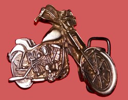 Retro motoros motorkerékpár CHOPPER fém övcsat RITKA a képek szerint