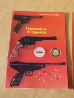 Izsák József Keserű Béla Légpisztolyok és légpuskák katalógus magánkiadás 1989