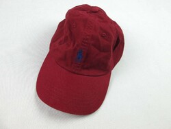 Original ralph lauren (one size) men's adjustable burgundy baseball cap with ralph lauren logo on the front!