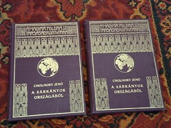 1934 Second edition Cholnoky Jenő from the land of dragons I.-II. Library of the Hungarian Geographical Society