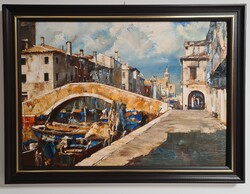 Papp Gábor (1936-) Chioggia vihar előtt