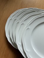 5 db Villeroy & Boch Chambord fehér porcelán lapos tányér