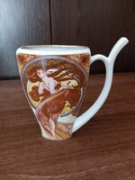 Szeccessziós stílusú, Karlsbad (Bohemia) kúrapohár!!!