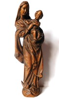 Holdsarlós Madonna, faragott faszobor