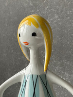 Drasche porcelàn. Hibátlan, retro figura. 18,5 cm magas.