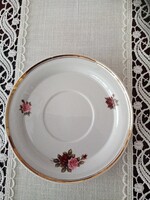 1 db hollóházi vadrózsás porcelán teás csészealj  csak a csészealj 800 Ft