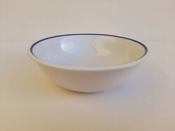 Zsolnay menza kék  csikos porcelán gulyás tányér