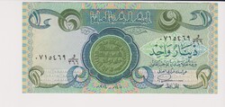 Irak  1 dínár 1984 VF eredeti vízjeles bankjegy