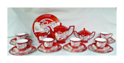 Kínai porcelán teás,kávéskészlet.6 személyes.
