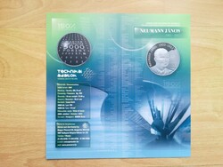 MNB érme ismertető, prospektus - 5000 Forint  2003  Neumann János