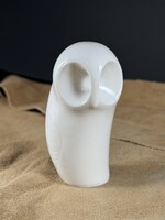 Ritka art deco Royal Dux ( Jarozlav Jezek) jelzett porcelán bagoly