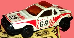 Régi még Francia gyártmányú MAJORETTE LANCIA MONTECARLO fém kisautó sportautó RITKA képek szerint