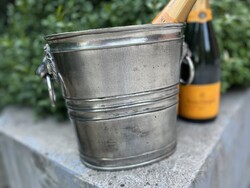 CHAMPAGNE CLUB - Svájcban készült, kézzel öntött kétpalackos jéghűtő veder