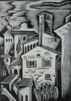 (K) Molnár C. Pál (1894-1981) : Olasz város
