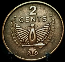 Salamon-szigetek 2 cent, 1977 Verdejel nélkül E11B6