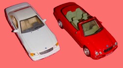 Minőségi HONGWEL Mercedes 1:72 /76 H0 méretű fém kisautók modellautók egyben a 2 db a képek szerint
