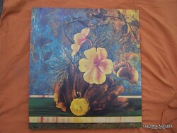 Korga György: Ikebana csendélet