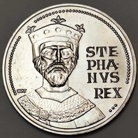 MNB ezüst 100 Forint 1972 BP István Király