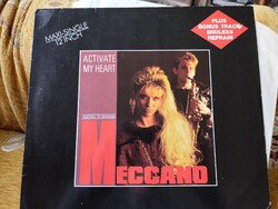 Meccano. Activatey Heart. MAXI SINGLE 1986