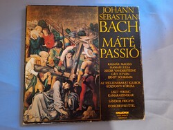Johann Sebastian Bach – Máté Passió LP díszdoboz • Hungaroton ritkaság • Többlemezes gyűjtői kiadás
