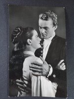 Régi képeslap Tolnay Klári és Darvas Iván "Romeo és Julia" 1966