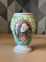 Unterweissbach porcelán boros pohár