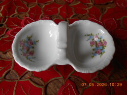 Zsolnay floral pattern salt shaker