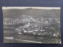 Régi  képeslap Pilisszentkereszt látkép 1945 Fotó Gegéss