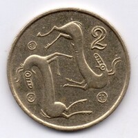 Ciprus 2 cent, 1993