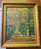 Frank Antonio erdő festmény