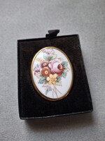 Royal Worcester porcelán bross