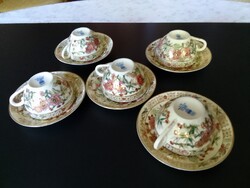 Zsolnay Persian pattern coffee set pieces available individually, 5 pcs