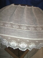 Vintage & shabby chic stílusú dupla csipkés függöny