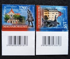 S5359-60k / 2018 Bélyegnap - Nagykőrös bélyegsor postatiszta vonalkódos