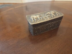 Silver-Plated Table Matchbox Holder Box