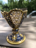 Zsolnay Arab Perzsa sorozat minta àttört mintàval kehely.  Sikorski Tàdé terv.