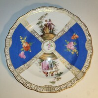 Meisseni porcelán tányér
