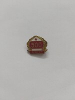 500 ezer km Balesetmentes Közlekedésért jelvény, kitüntetés