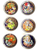 ROSENTHAL porcelán tányérok (12 db), "ALADIN és a CSODALÁMPA"