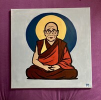 XIV. Dalai Láma - festmény