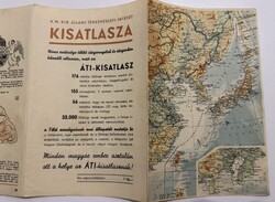 Ritka Horthy kori ÁTI Kisatlasz prospektus – Magyar Királyi Állami Térképészeti Intézet, 1930-as év