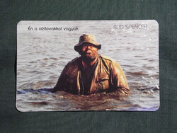 Kártyanaptár,MOKÉP,mozi,Bud Spencer,Én a vízilovakkal vagyok film, 1987   (licites)