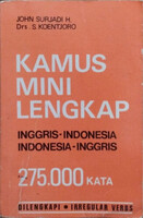 John Surjadi H. - Drs. S. Koentjoro: Kamus mini lengkap - Ingrris-Indonesia, Indonesia-Inggris
