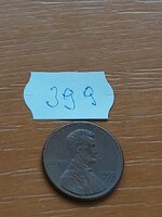 USA 1 CENT 1992  Abraham Lincoln,  Réz-cink  399.