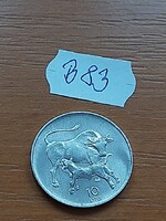 SAN MARONO 10 LIRA 1972  Alumínium, Bika Szarvasmarha  B83